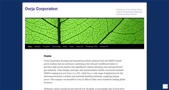 Desktop Screenshot of oorjafuelcells.com
